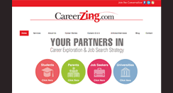 Desktop Screenshot of careerzing.com